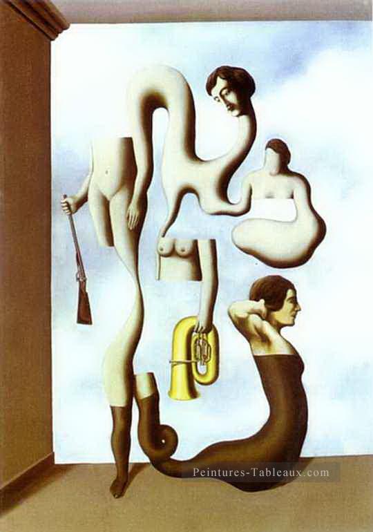 les exercices de l’acrobate 1928 René Magritte Peintures à l'huile